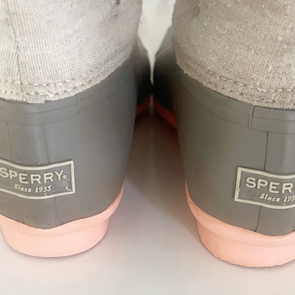 Sperry Saltwater Emboss Wool Duck Boots - Picture 5 of 7